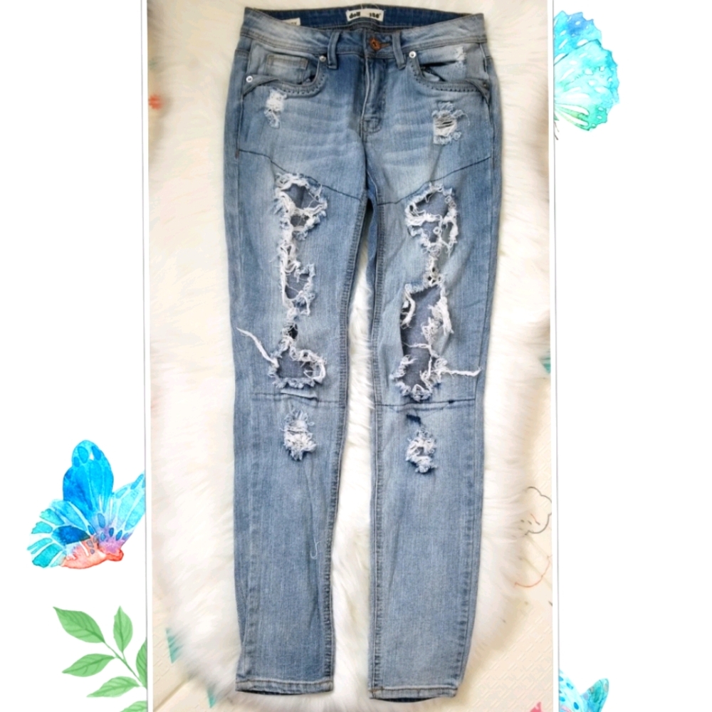 Dollhouse ripped skinny jeans